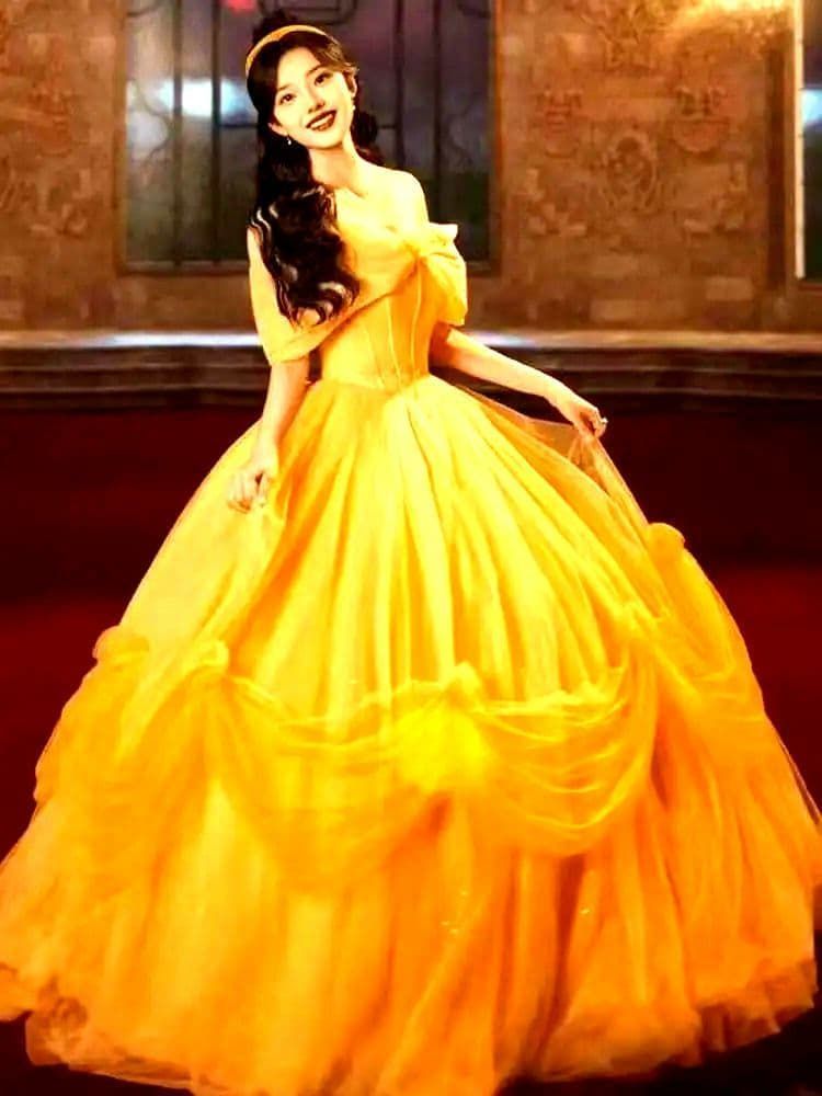 おとぎ話の姫のように輝く