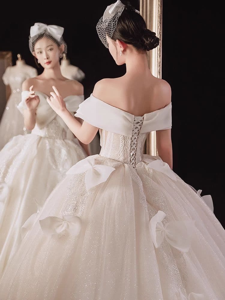 フォトウェディング 編み上げ