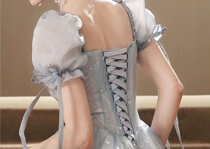 ライトブルー ドレス