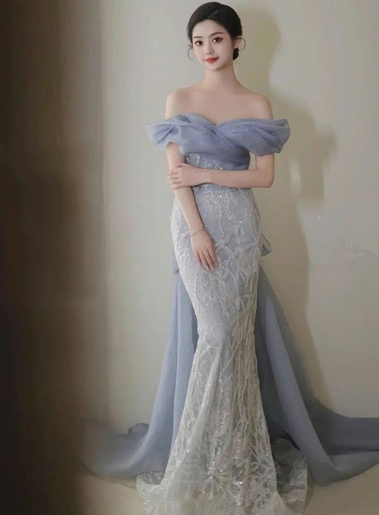 ラベンダー オフショルダー