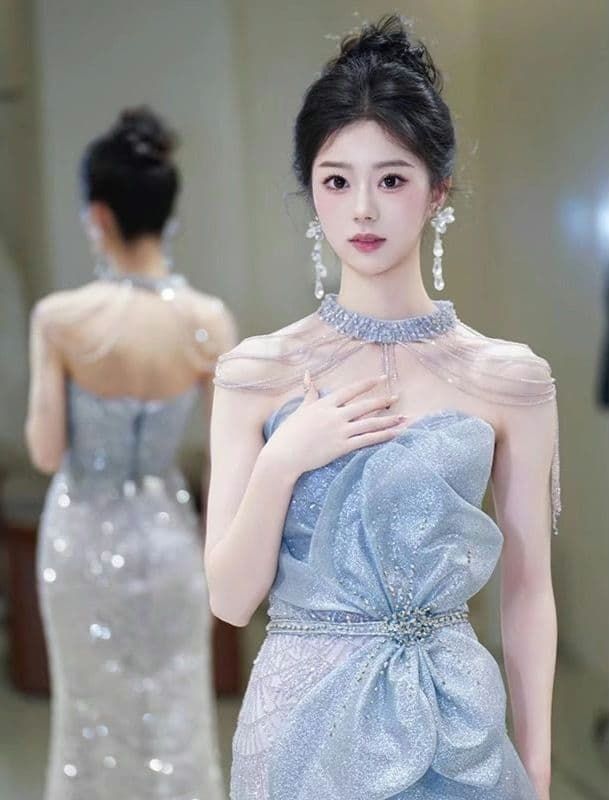 ダイナミックフラワーモチーフのキラキララメロングドレス キャバ MAAHADDERANG_COM