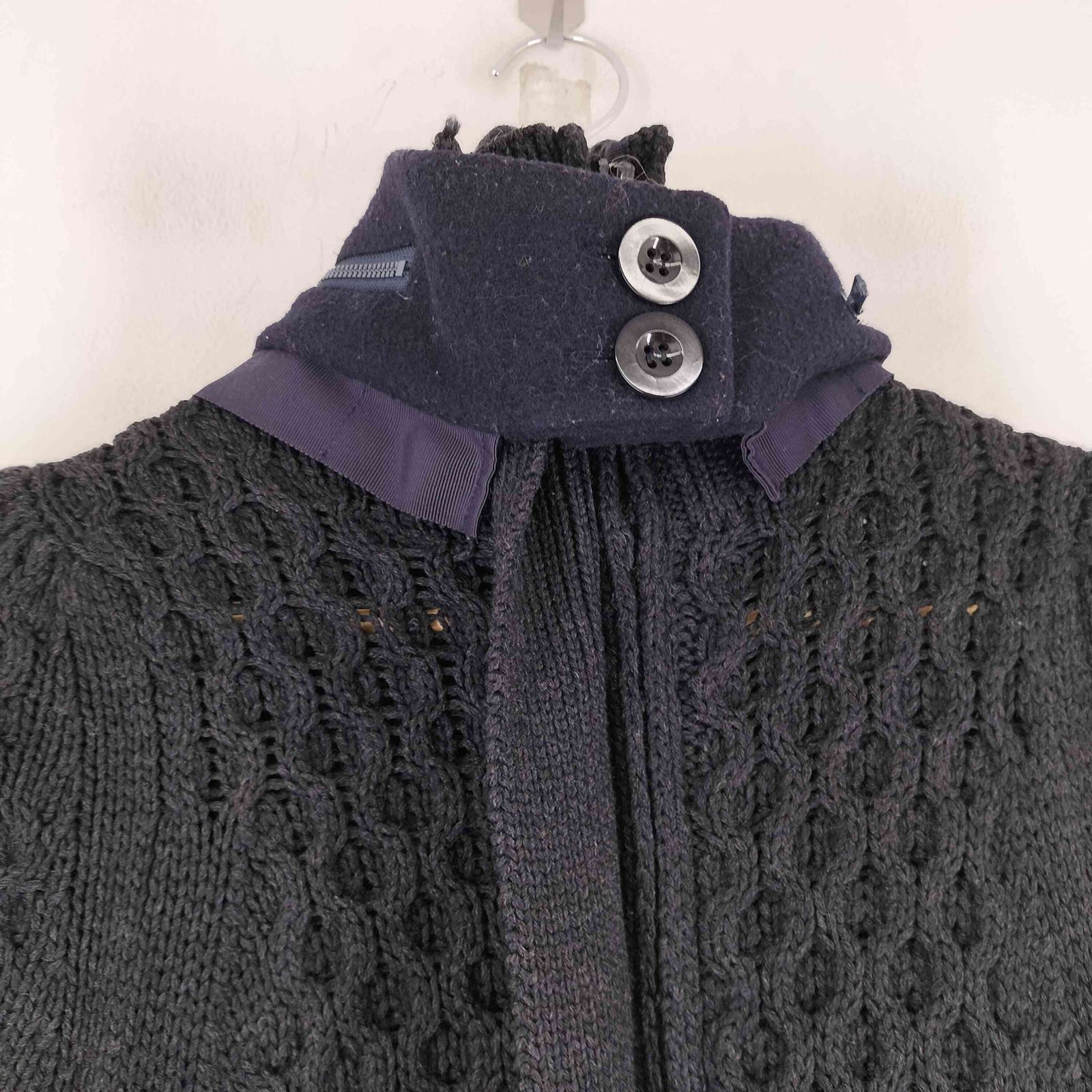 サカイ Sacai メッシュニット ブルゾン レディース JPN 1 GULLKHAN_COM