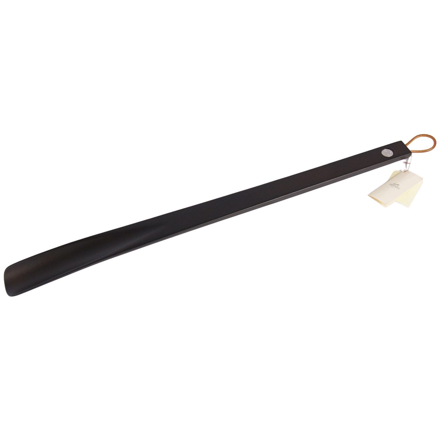 エルメス HERMES シューホーン 靴ベラ セリエ ウッド ダークブラ