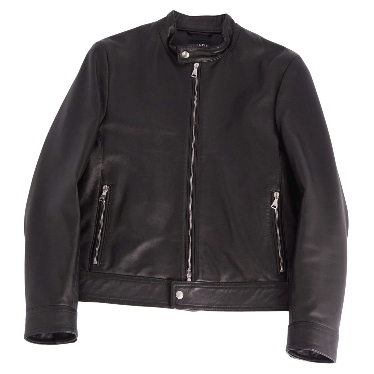 美品 エンメティ EMMETI ジャケット レザージャケット ライダース 