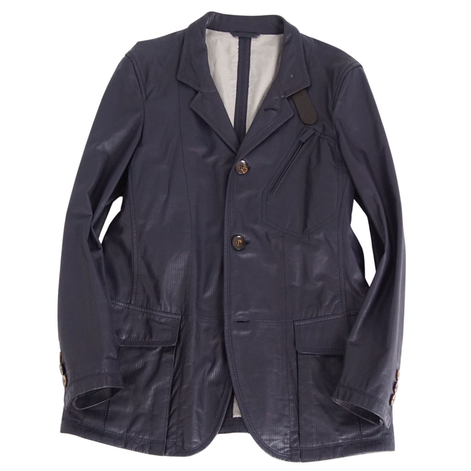 美品 ジョルジオアルマーニ GIORGIO ARMANI ジャケット レザージャ 