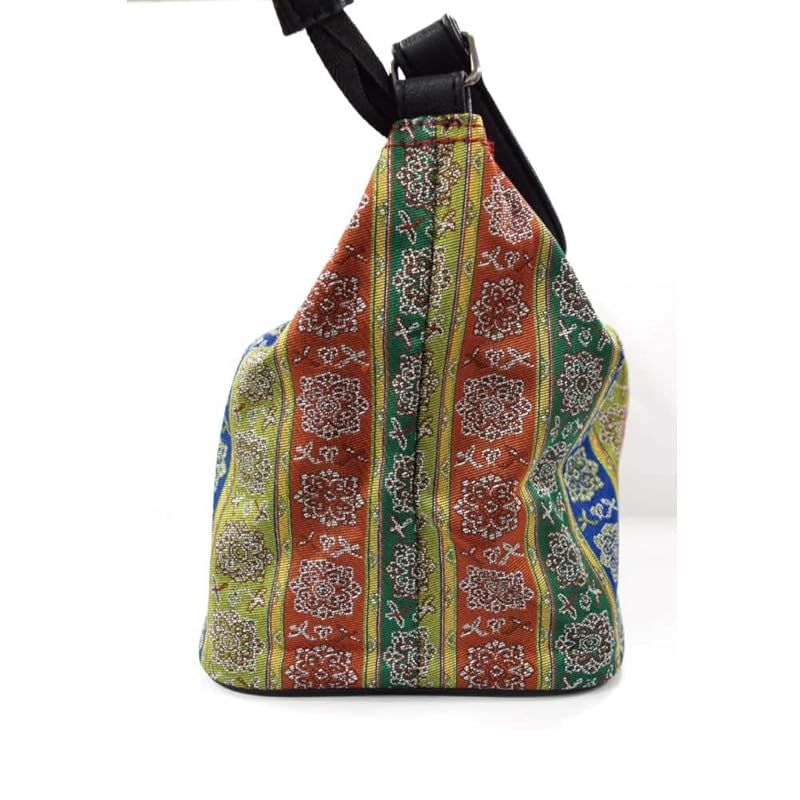 座れるバッグ 一会 長斑錦 茶道具 正座椅子 茶事 お稽古