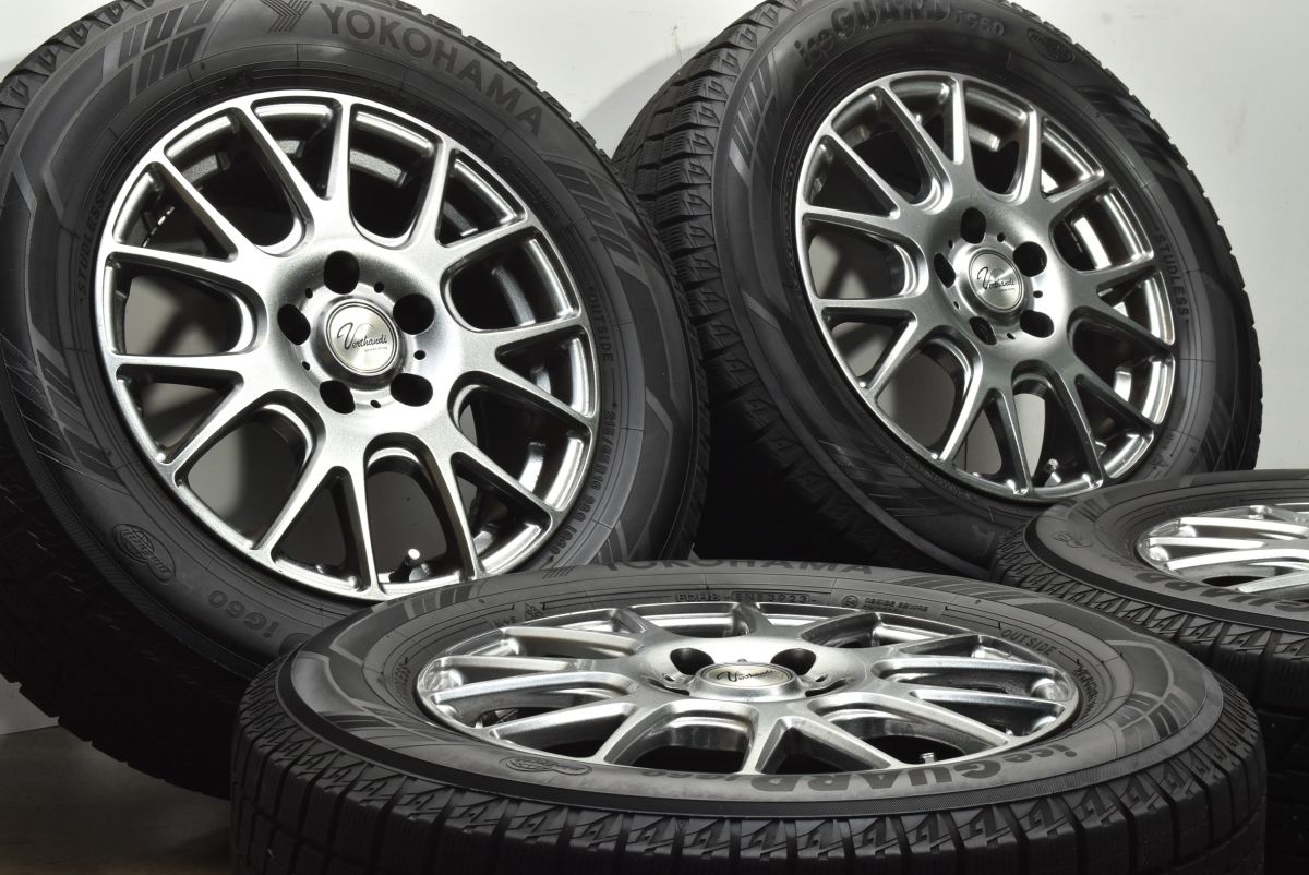 良好品 ヴェルザンディ 16 in 6 5 J 38 PCD 114 3 ヨコハマ アイスガード iG 60 215 65 R アルファード ヴェルファイア カローラクロス