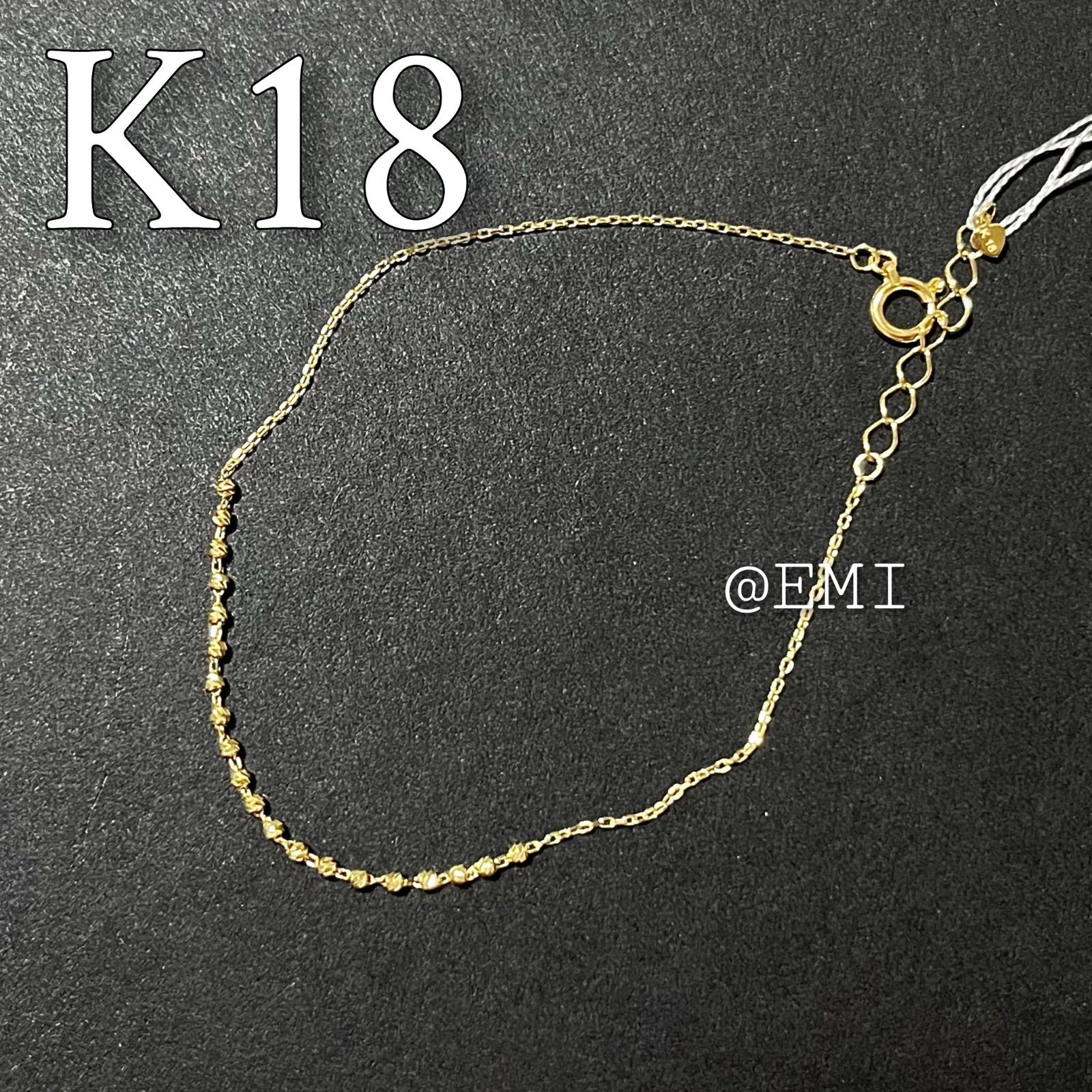 K18 デザインブレスレット 18金 イエローゴールド ショップ 地金
