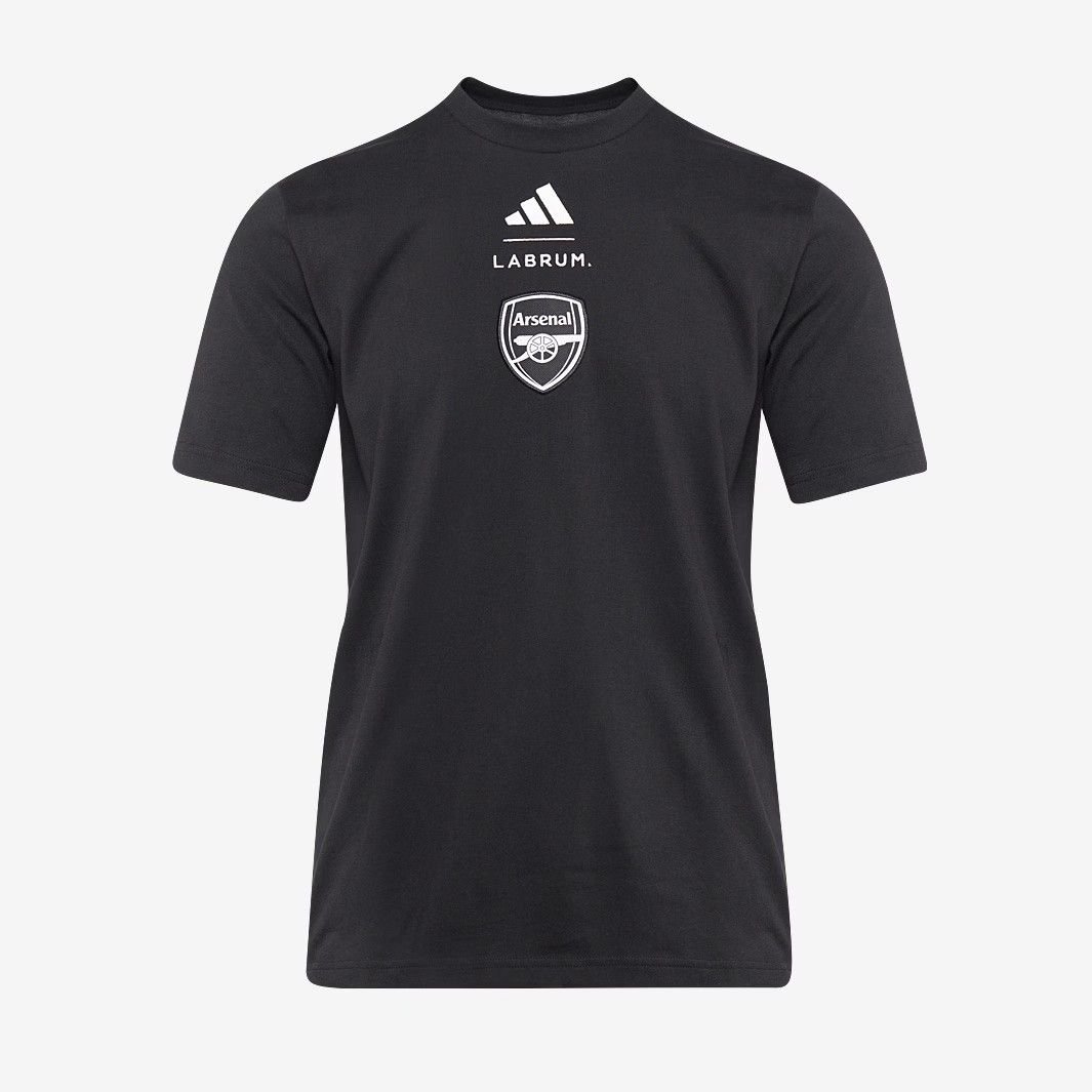 アディダス アーセナル LABRUM Tシャツ サッカー 黒 ブラック モデル 日本未発売