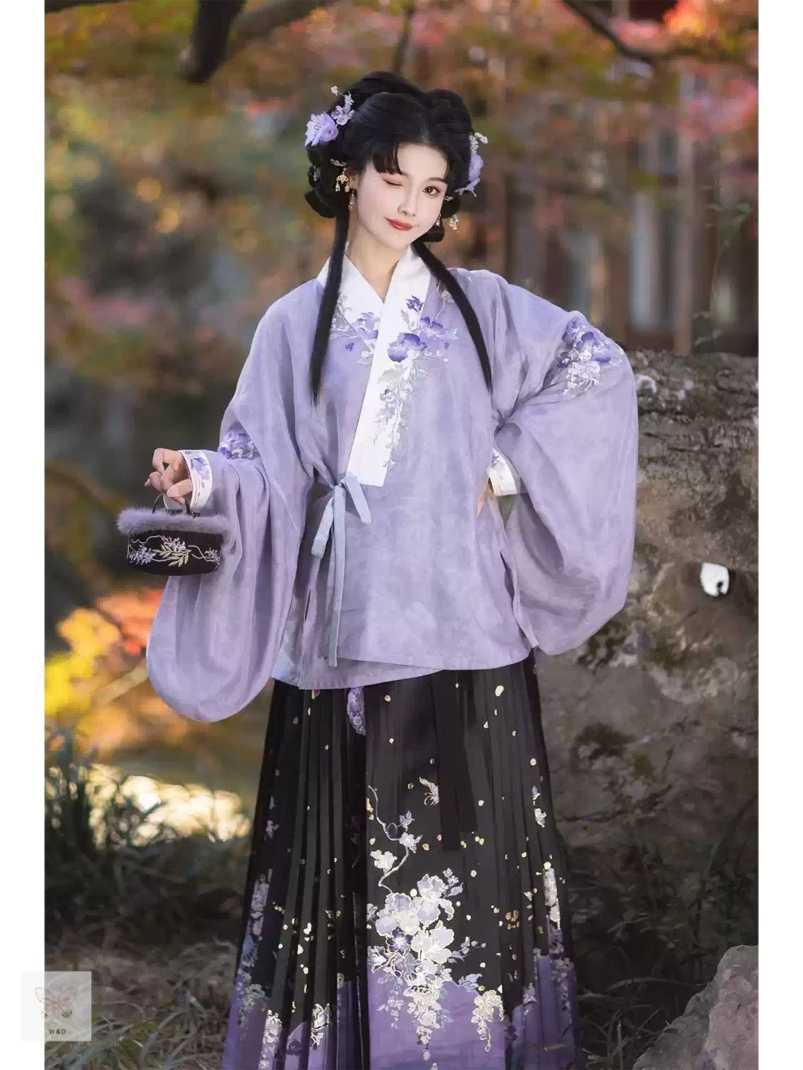 明制漢服セット 短上衣 馬面裙 新中式 日常 上品 レトロ フォーマル 大人 明朝の雅を現代に紡ぐ 日常を彩る優美な官服スタイル