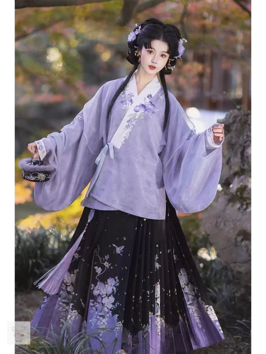 明制漢服セット 短上衣 馬面裙 新中式 日常 上品 レトロ フォーマル 大人 明朝の雅を現代に紡ぐ 日常を彩る優美な官服スタイル