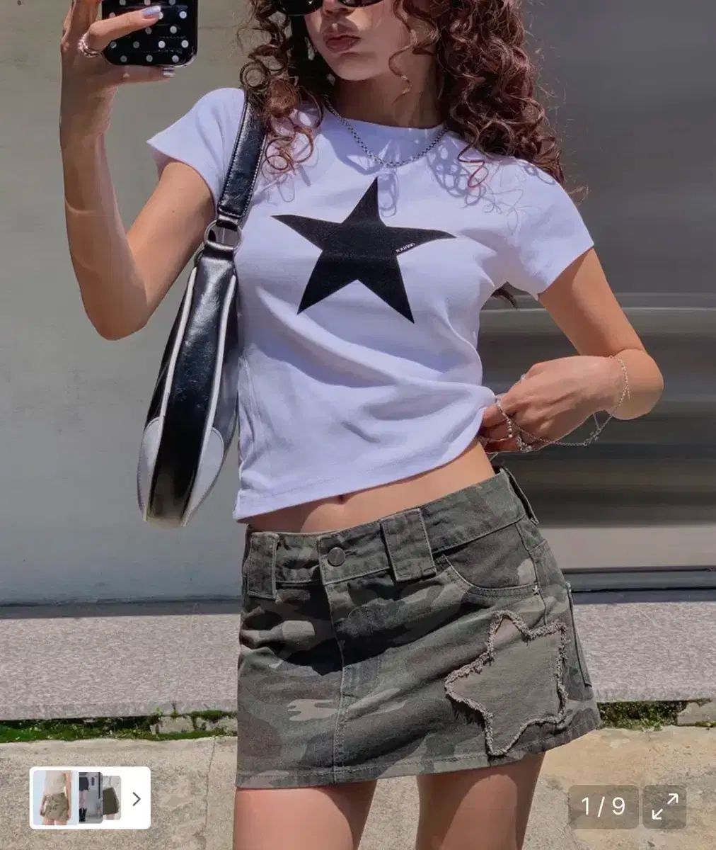 ユーヒー YOUHEE カモフラージュミニスカート