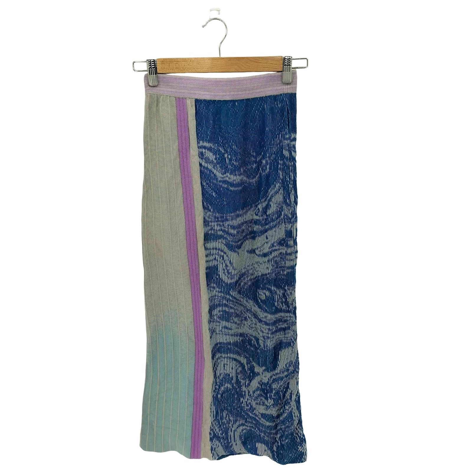 マメクロゴウチ Mame Kurogouchi Marble Jacquard Knitted Skirt マーブル ジャガード ニットスカート レディース JPN 1