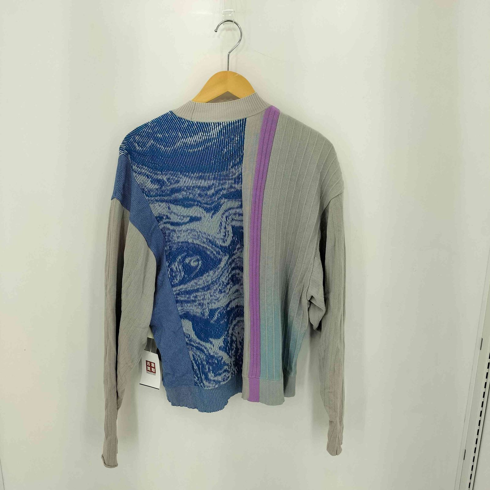 マメクロゴウチ Mame Kurogouchi Marble Jacquard Knitted Pullover マーブル ジャガード ニット レディース JPN 1