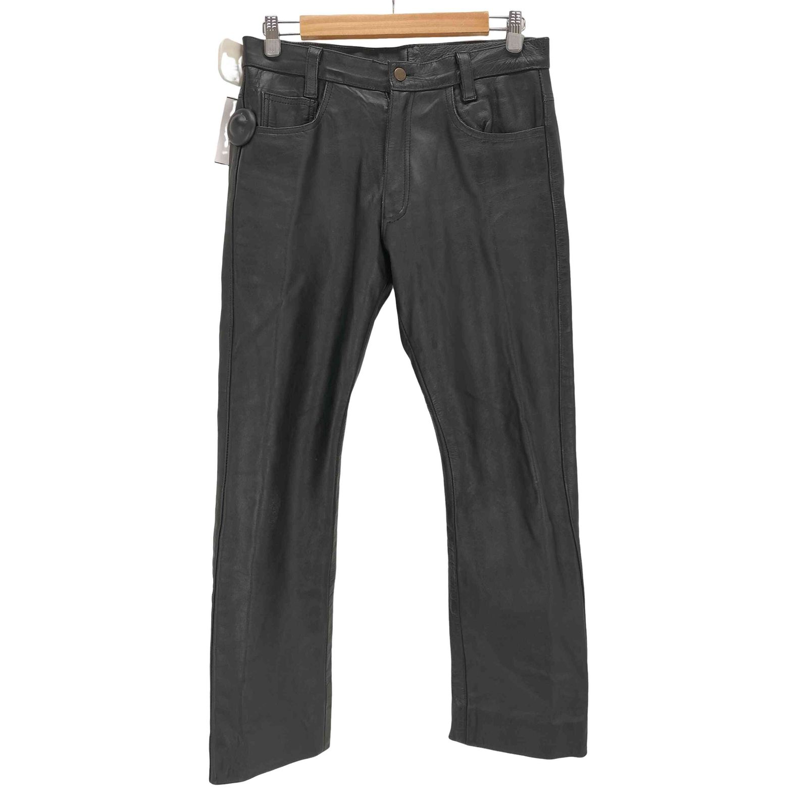 ユーズドフルギ 古着 BALL OW COW HIDE カウレザーパンツ メンズ 32