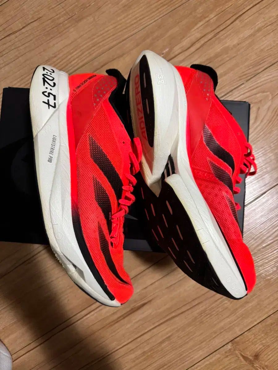  アディダス アディゼロ アディオス プロ3 ソーラーレッド 265 その他 靴
