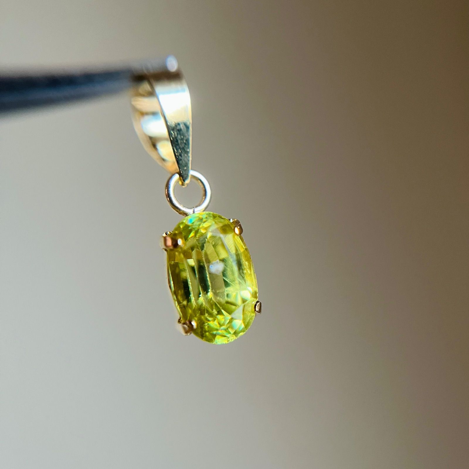 G*E様 18K オーバルカット ペンダント アンティーク ネックレス トップ 18K オーバルカット ペンダント アンティーク ネックレス トップ K18