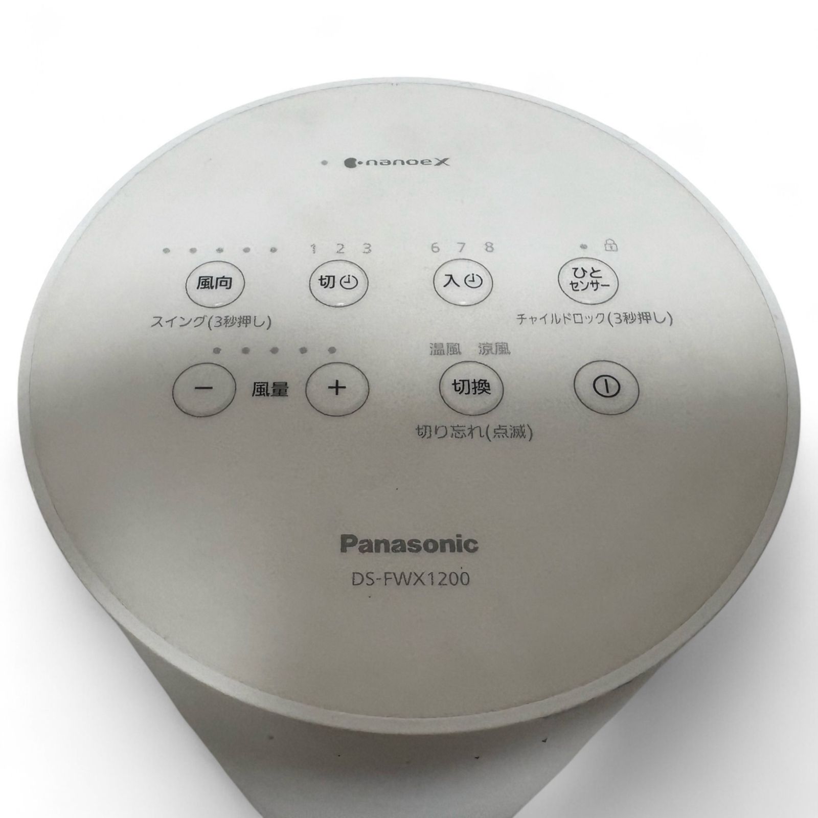 パナソニック Panasonic ホット-クール セラミックファンヒーター DS-FWX1200-W ホワイト 夏冬兼用 2000-2762