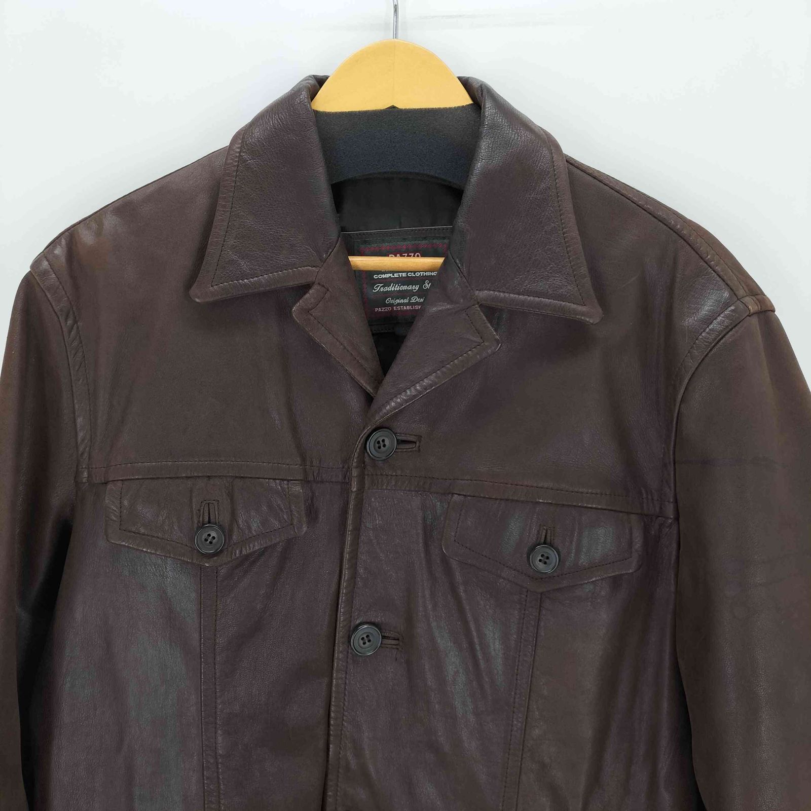 パッゾ PAZZO INTERNATIONAL レザージャケット メンズ 48 PAZZO パッゾ 