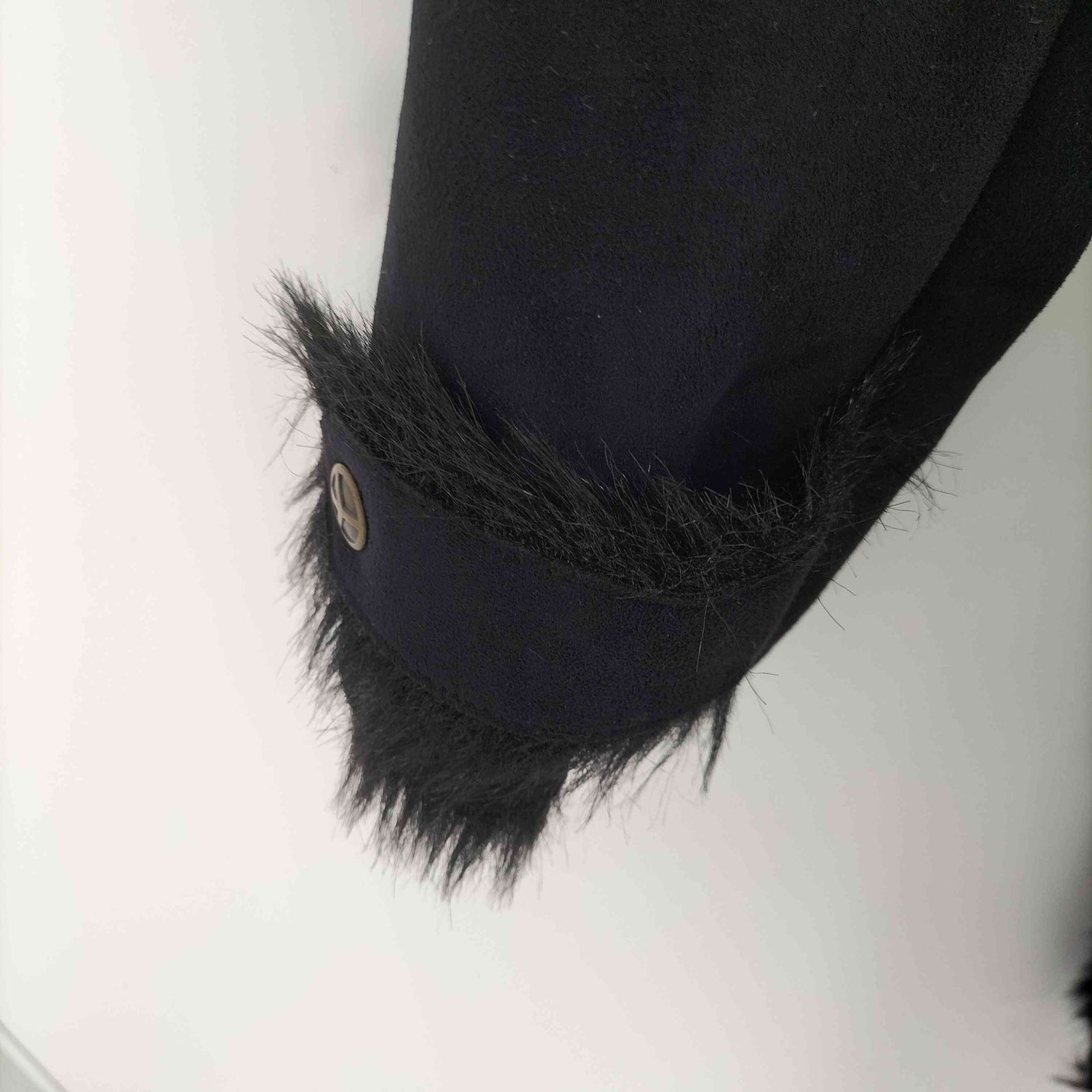 ユーズドフルギ 古着 tea for two 裏地ファー フェイクムートン ファイヤーマン コート Y2K レディース 表記無 GULLKHAN_COM