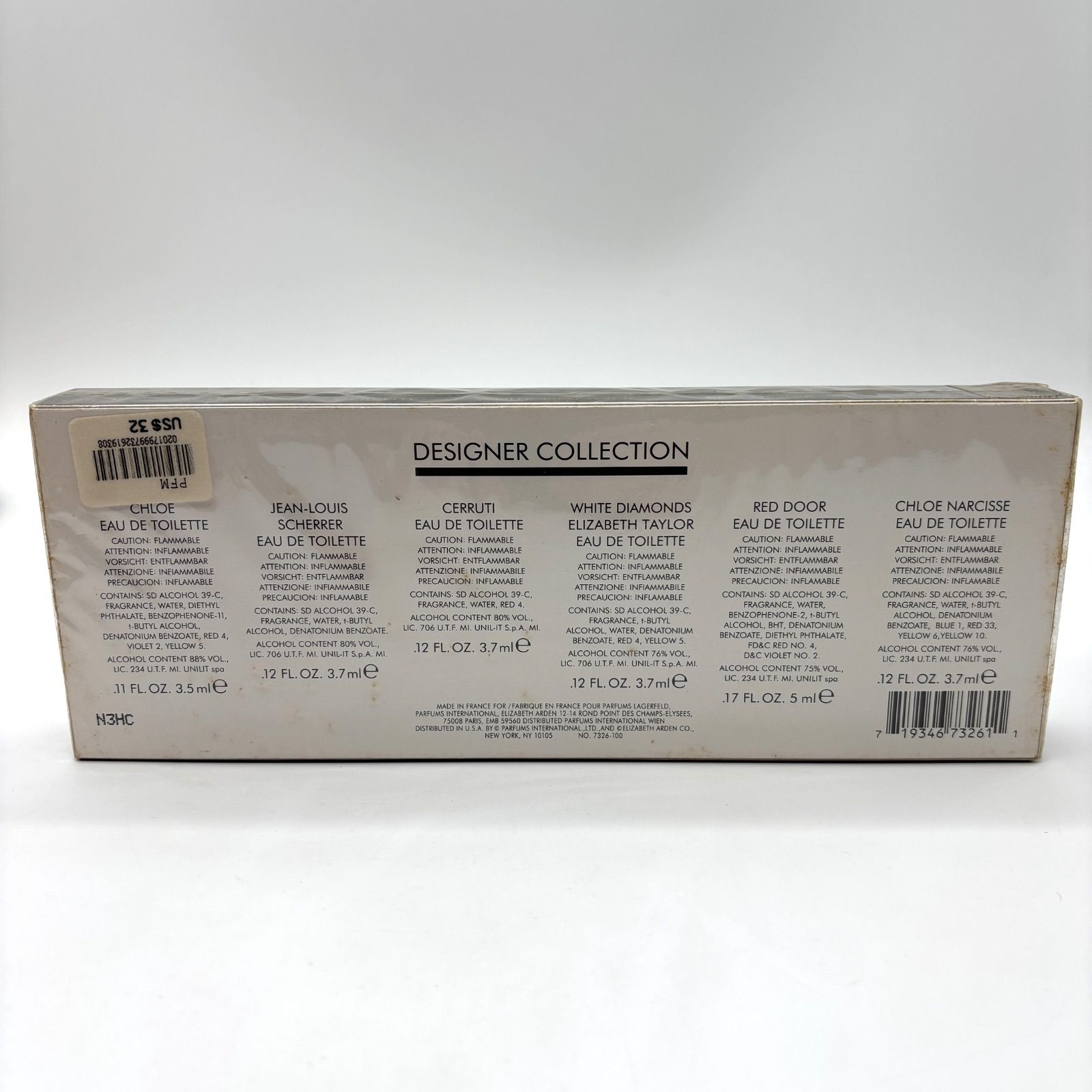 未開封品】デザイナーコレクションミニトワレ 香水セット 3.7ml x 6