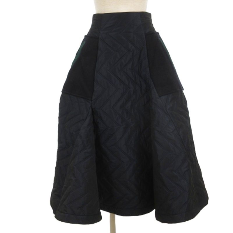 ☆美品・紙タグ付き☆ ENFOLD アップサイドダウンスカート36 ブラック