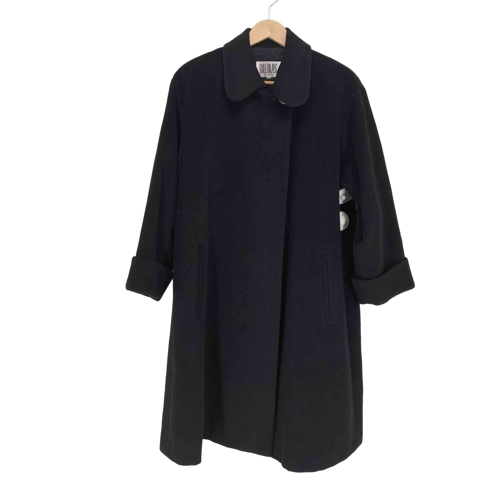 ユーズドフルギ 古着 BILLBLASS STUDIO アルパカ混比翼ステン コート レディース 表記無