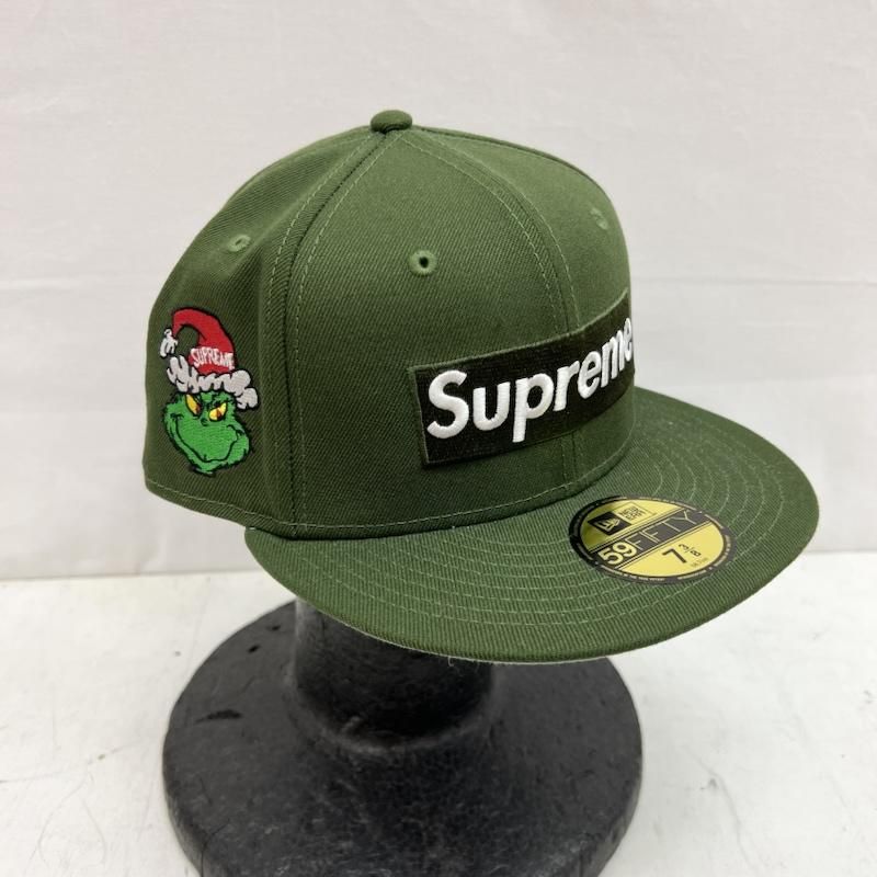 シュプリーム Grinch Box Logo New Era グリンチ ボックスロゴ 7 3 8 58.7cm メンズ - ISItems 古着 50146231