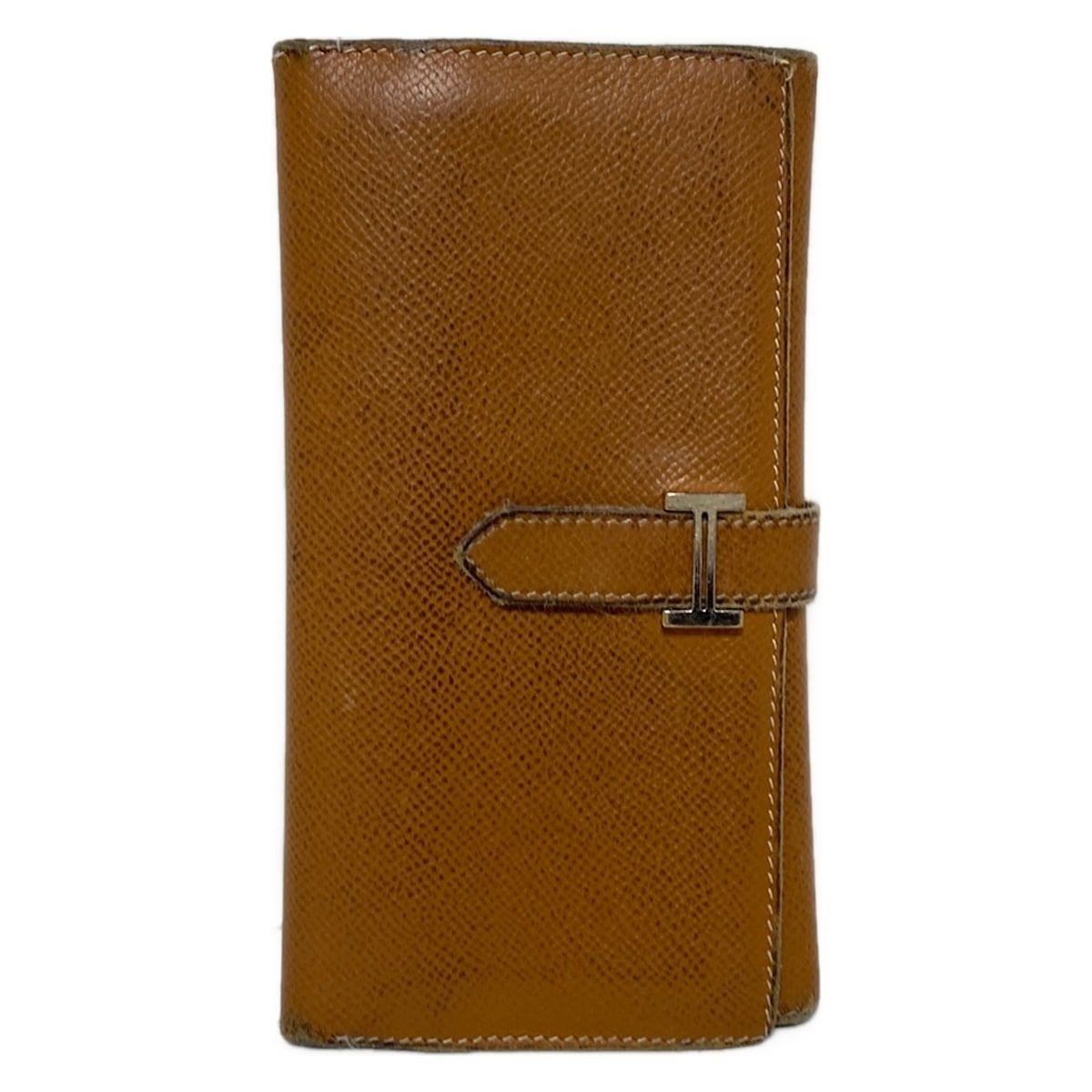 HERMES エルメス 長財布 ベアンデュプリ ゴールド 新型金具 シルバー金具