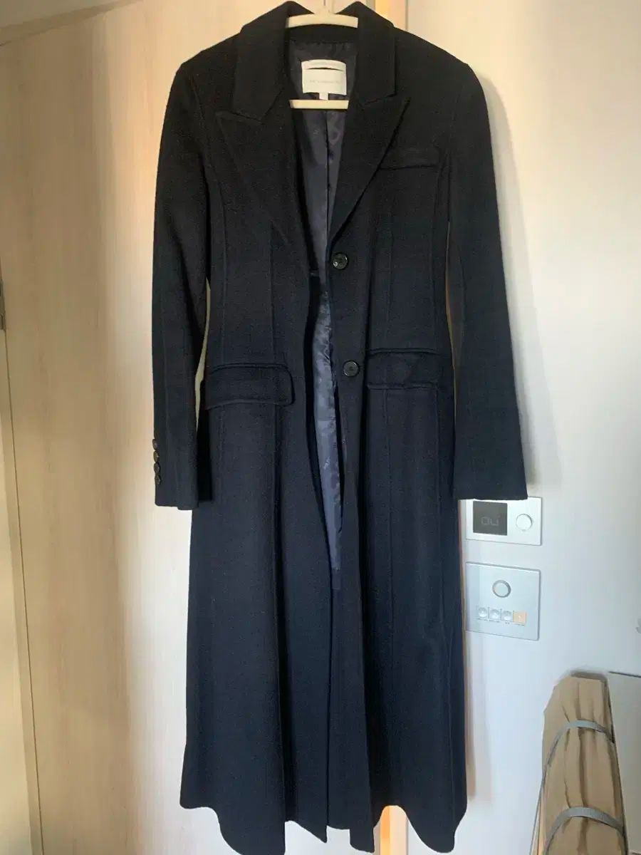 ブライドアンドユー Aライン ハンドメイド コート ディープネイビー