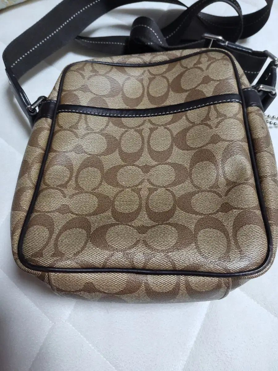 COACH シグネチャー クロスバック ブラウン