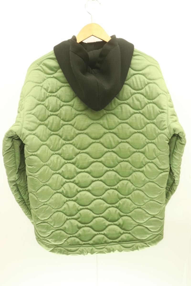 【中古】 CHAMPION メンズ中綿ジャケット M ZIP HOODED JACKET CHAMPION M カーキ