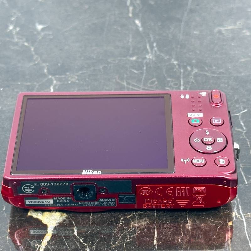 コンデジ Nikon COOLPIX S6800 レッド Nikon Coolpix S6800 (Red) 16-megapixel digital camera with 12X