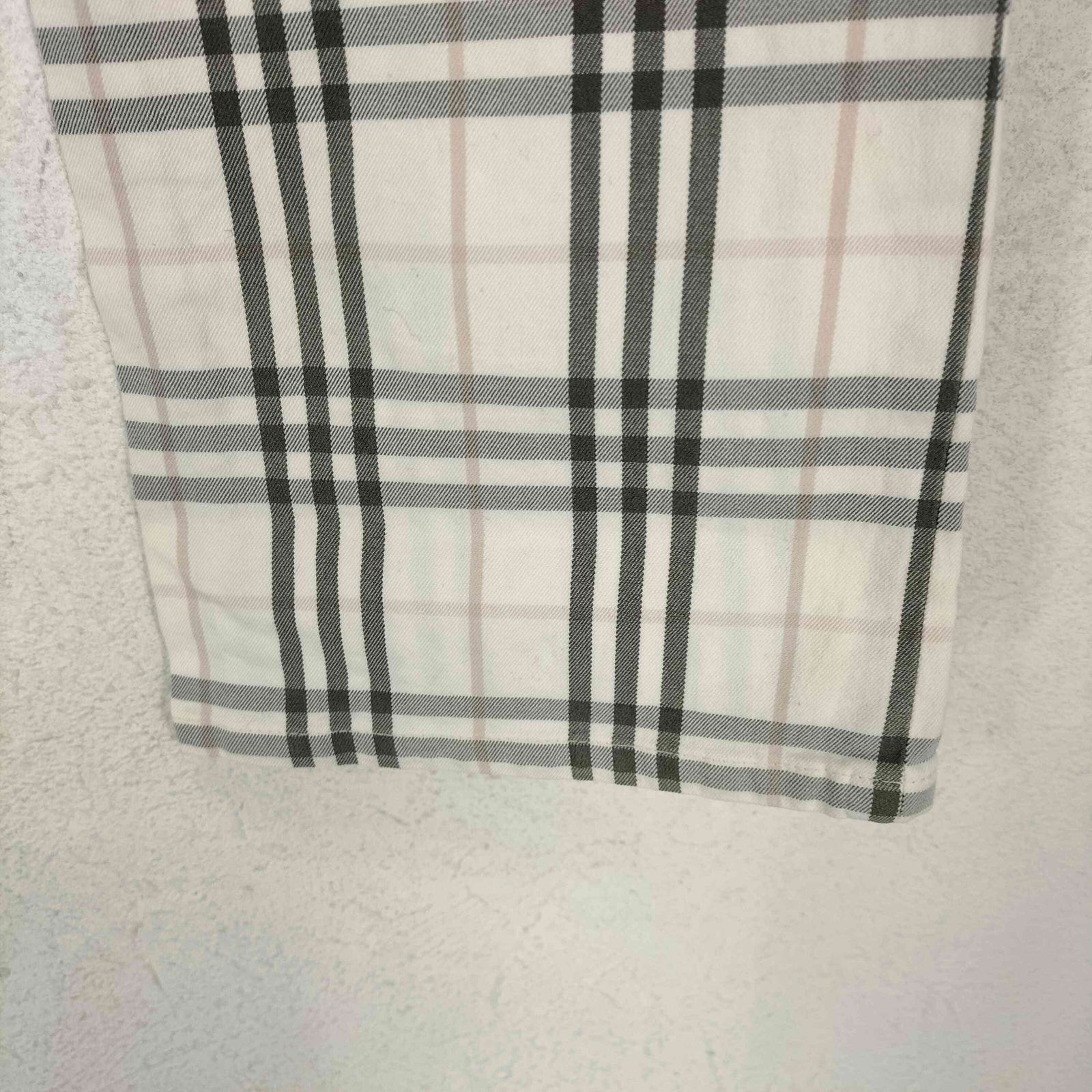 バーバリーブルーレーベル BURBERRY BLUE LABEL ノバチェック柄スキニーパンツ レディース 34 DECORATOM_COM_BR