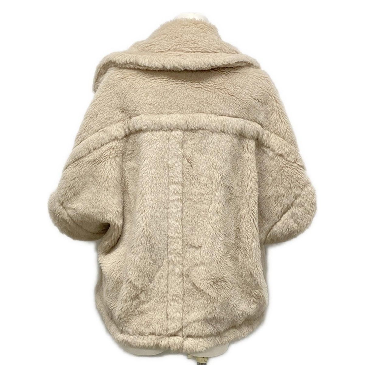 Max Mara マックスマーラ ポンチョ サイズSM レディース テディベア ケープ 23473624336 ピンクベージュ 冬 ウール アルパカ WWW_SMP1DAWEKUDUS_SCH_ID