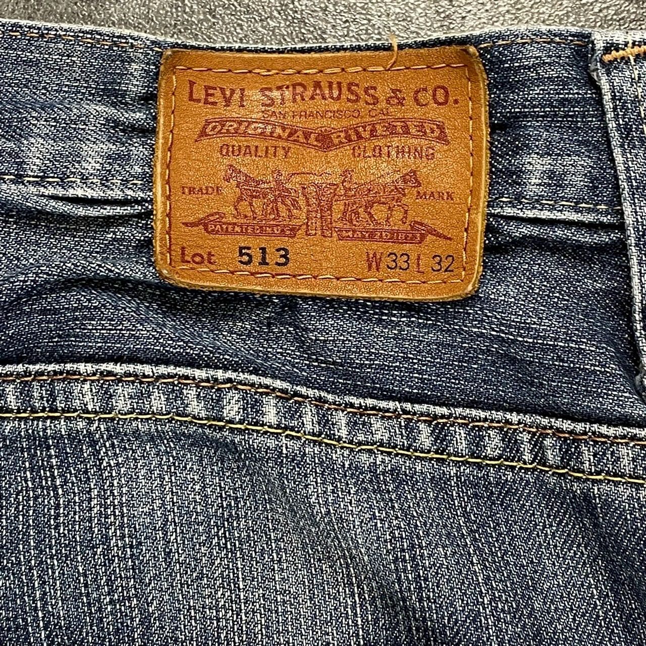 Levi s 513 SKINNY LEG Denim Jeans リーバイス デニムパンツ スキニージーンズ ジーパン ジップフライ 鬼ヒゲ ハチノス USED加工 W33 33 32 EU513-0001 - メルカリ