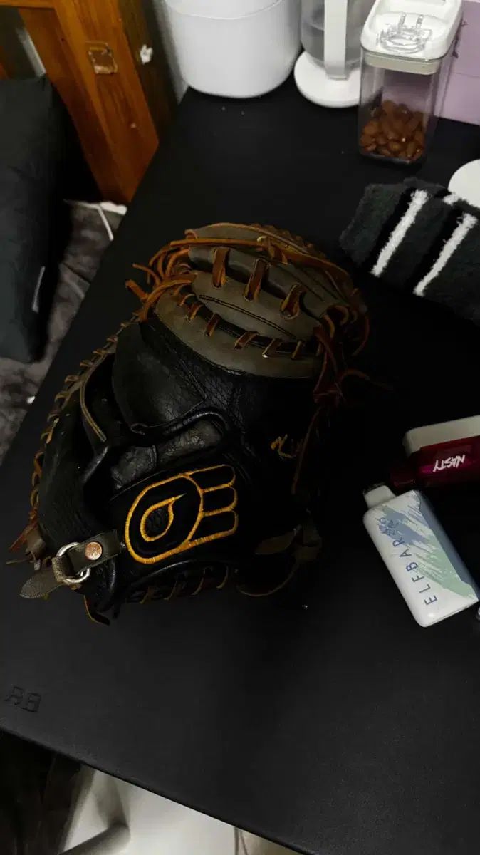 久保田スラッガー 野球 トレーニンググラブ レッド/ブラック 軟式硬式兼用