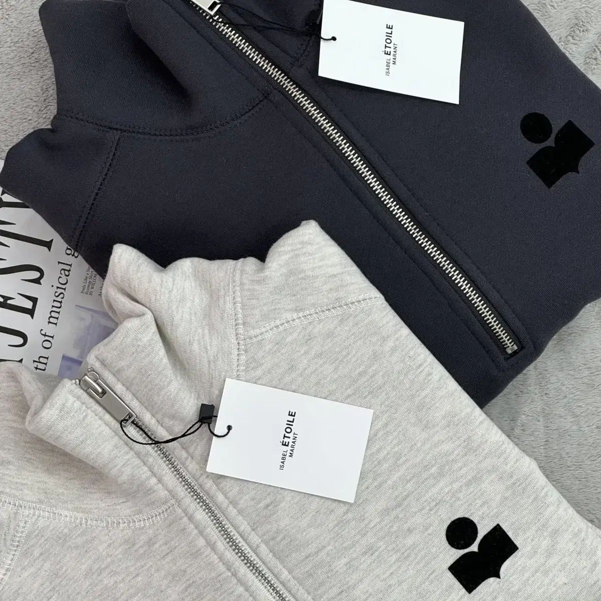 IM ロス 起毛 ハーフジップアップ 2 color