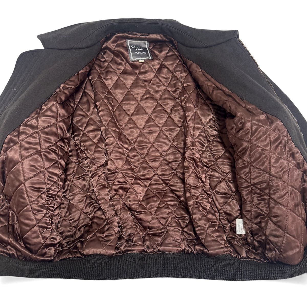 希少　Christian Dior ブラウン　ブルゾン　 ジャケット ✨90's y2k 美品✨Christian Dior MONSIEUR ウール フライト