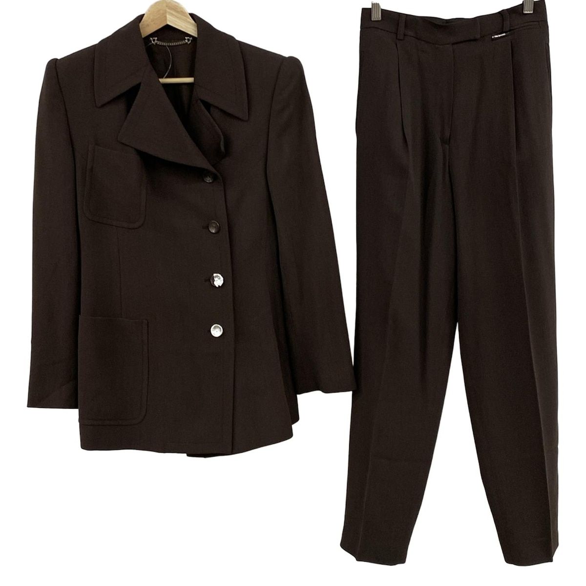 GUCCI グッチ レディースパンツスーツ レディース - ダークブラウン