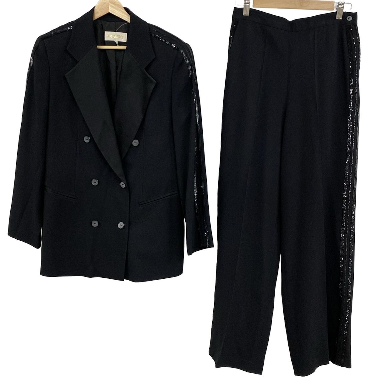 ICEBERG アイスバーグ レディースパンツスーツ レディース - 黒 スパンコール
