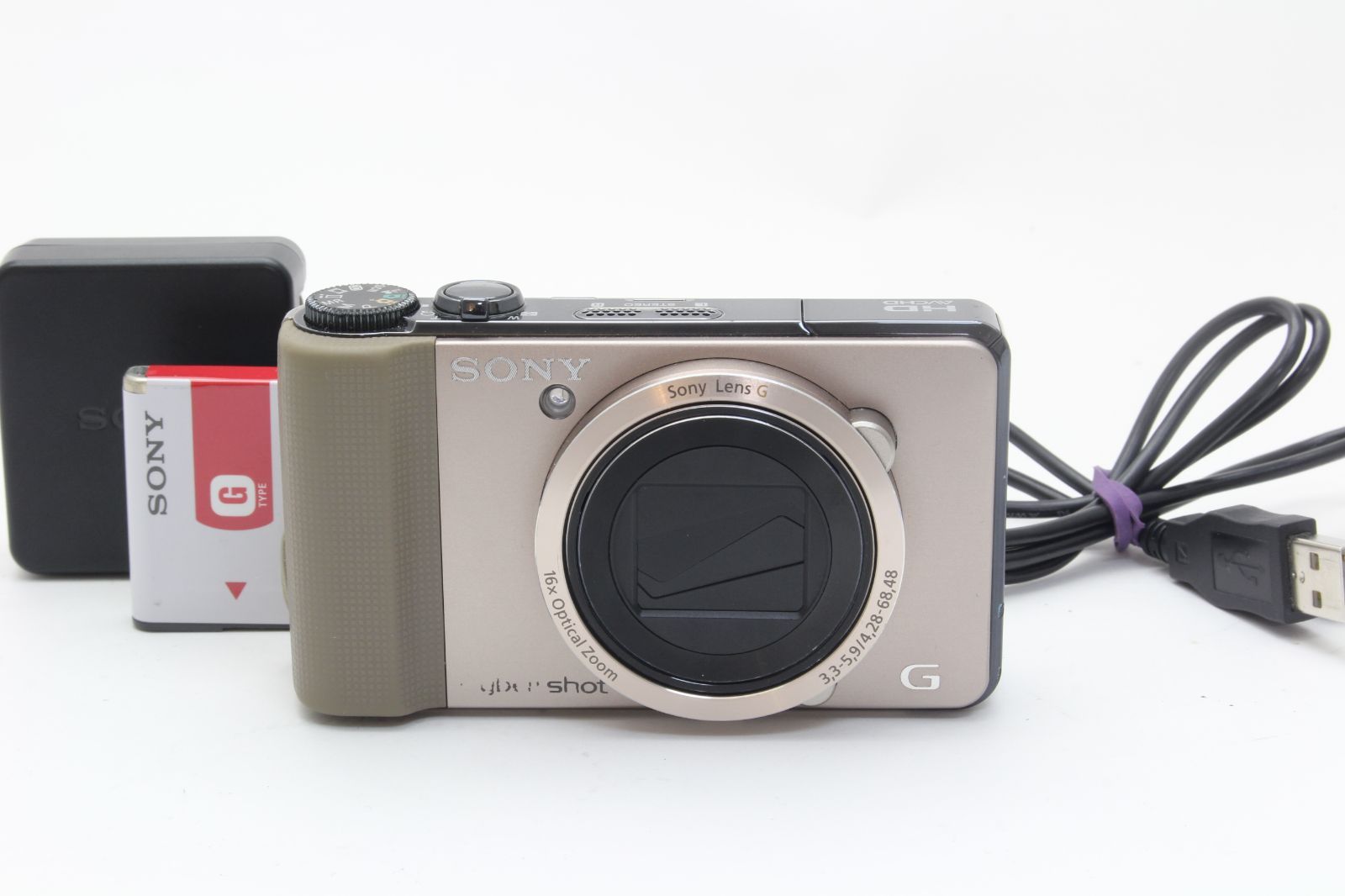 B (並品) SONY ソニー Cyber-Shot DSC-HX9V ゴールド 初期不良返品無料