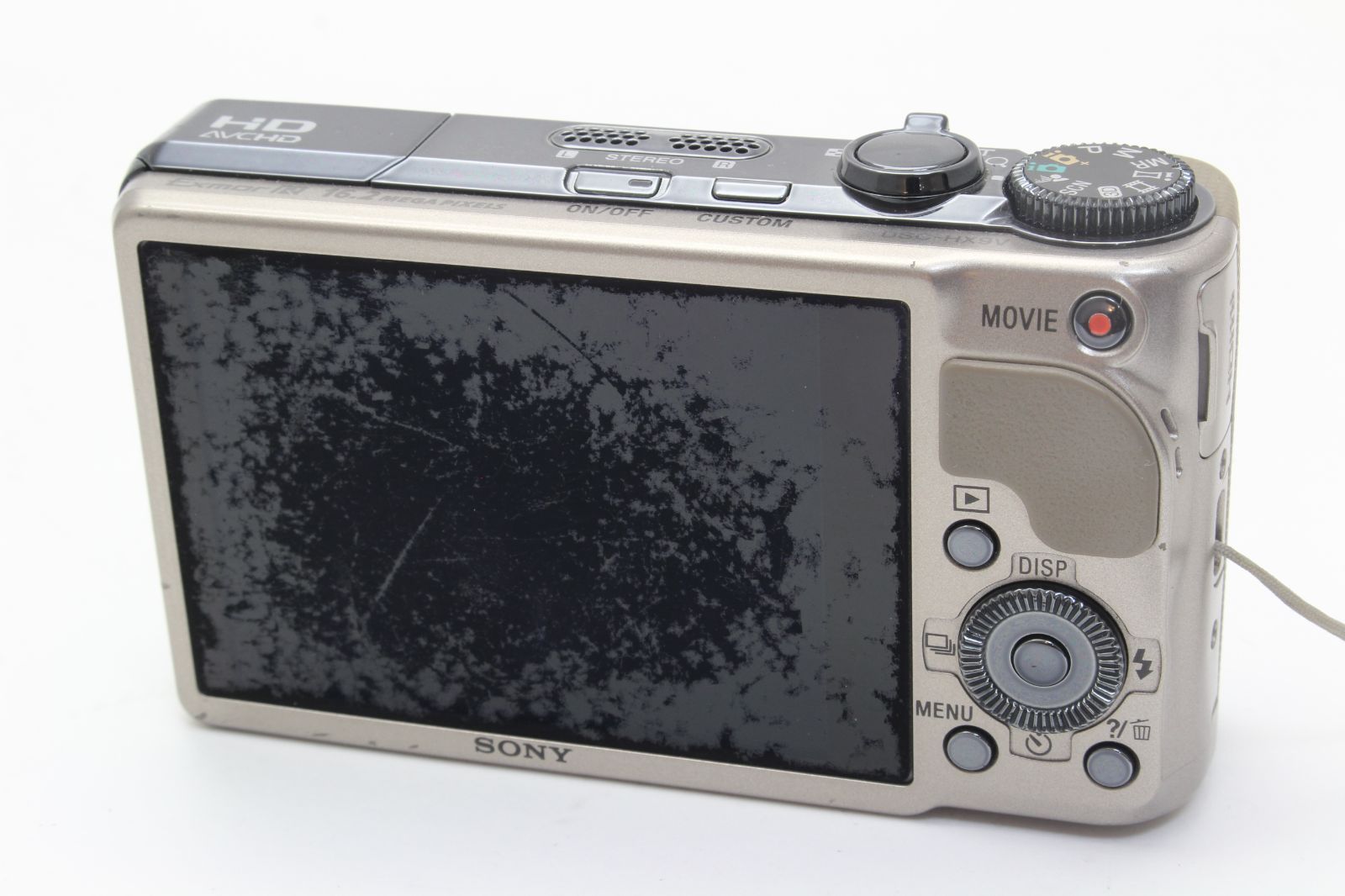 B (並品) SONY ソニー Cyber-Shot DSC-HX9V ゴールド 初期不良返品無料