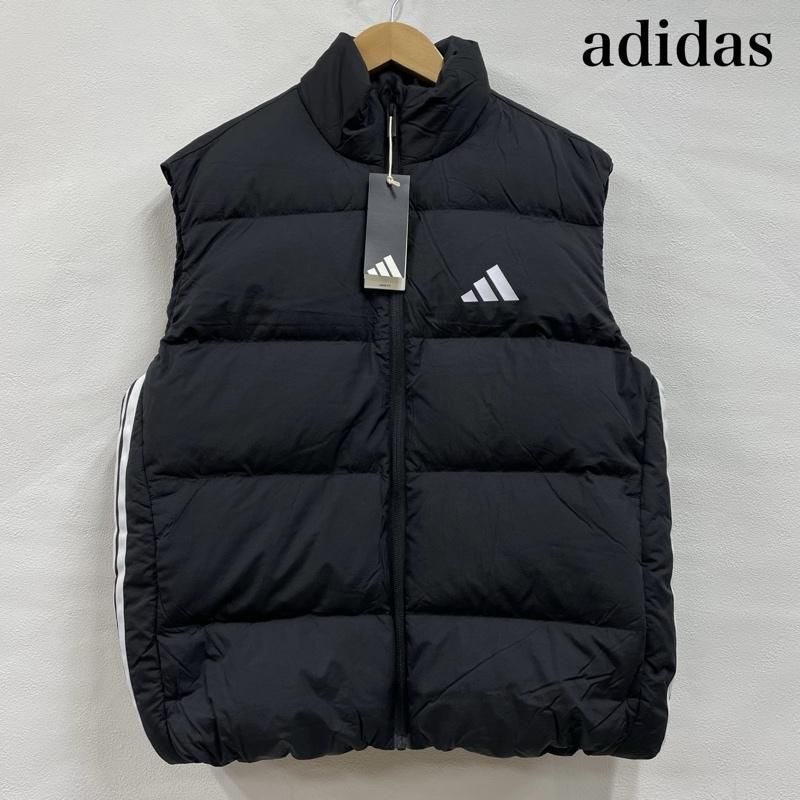 アディダス エッセンシャルズ クライマウォーム スリーストライプ パファー ダウン ベスト JM4078 メンズ L ISItems 古着 50146235