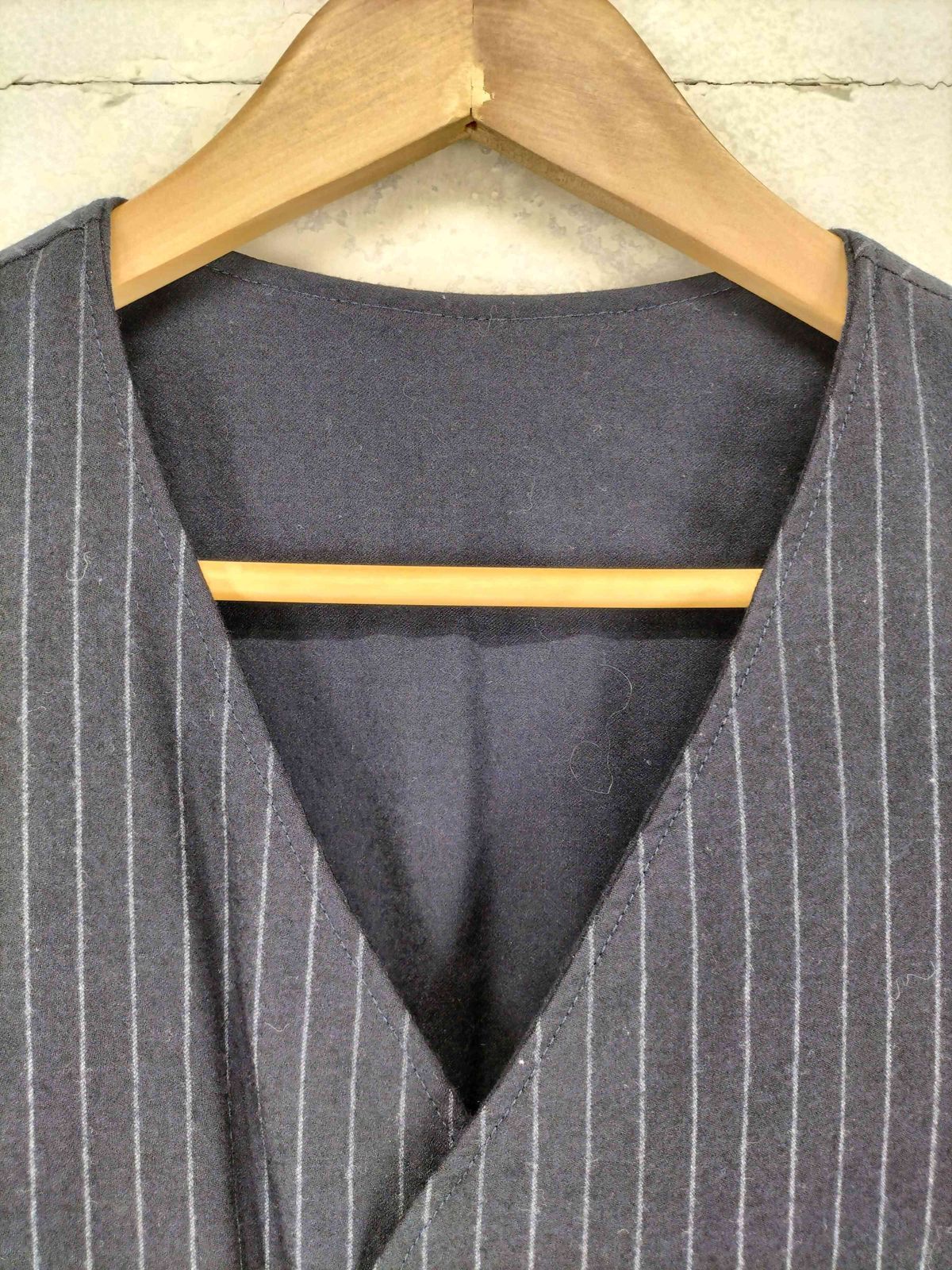 リバーシブルストライプベスト メンズ