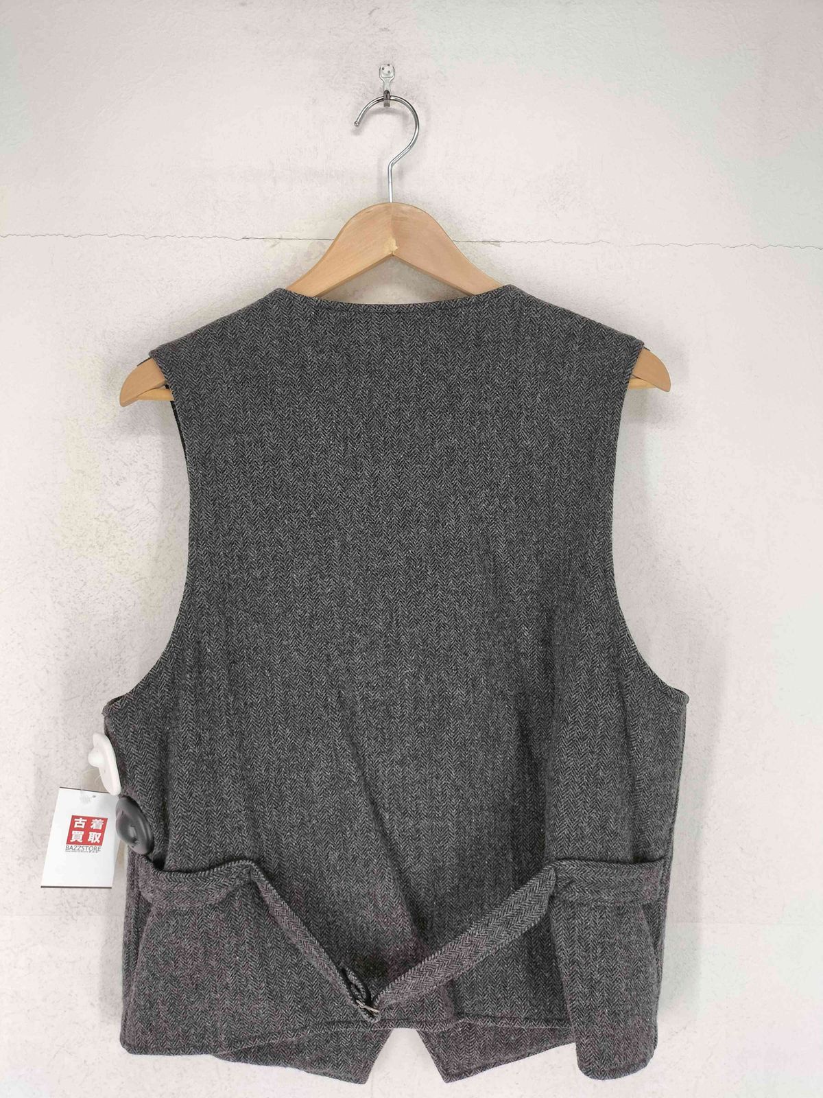 エンジニアードガーメンツ Engineered Garments MADE IN USA 旧タグ ヘリンボーン6Bベスト メンズ L