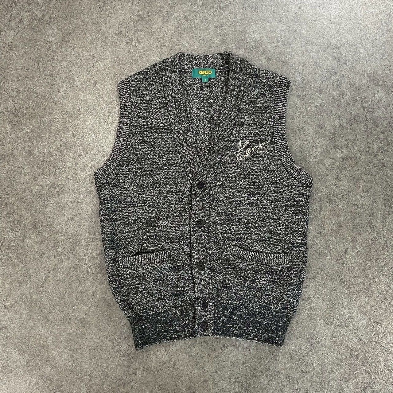 日本製 90s Vintage KENZO GOLF Wool Knit Vest ケンゾー ニット