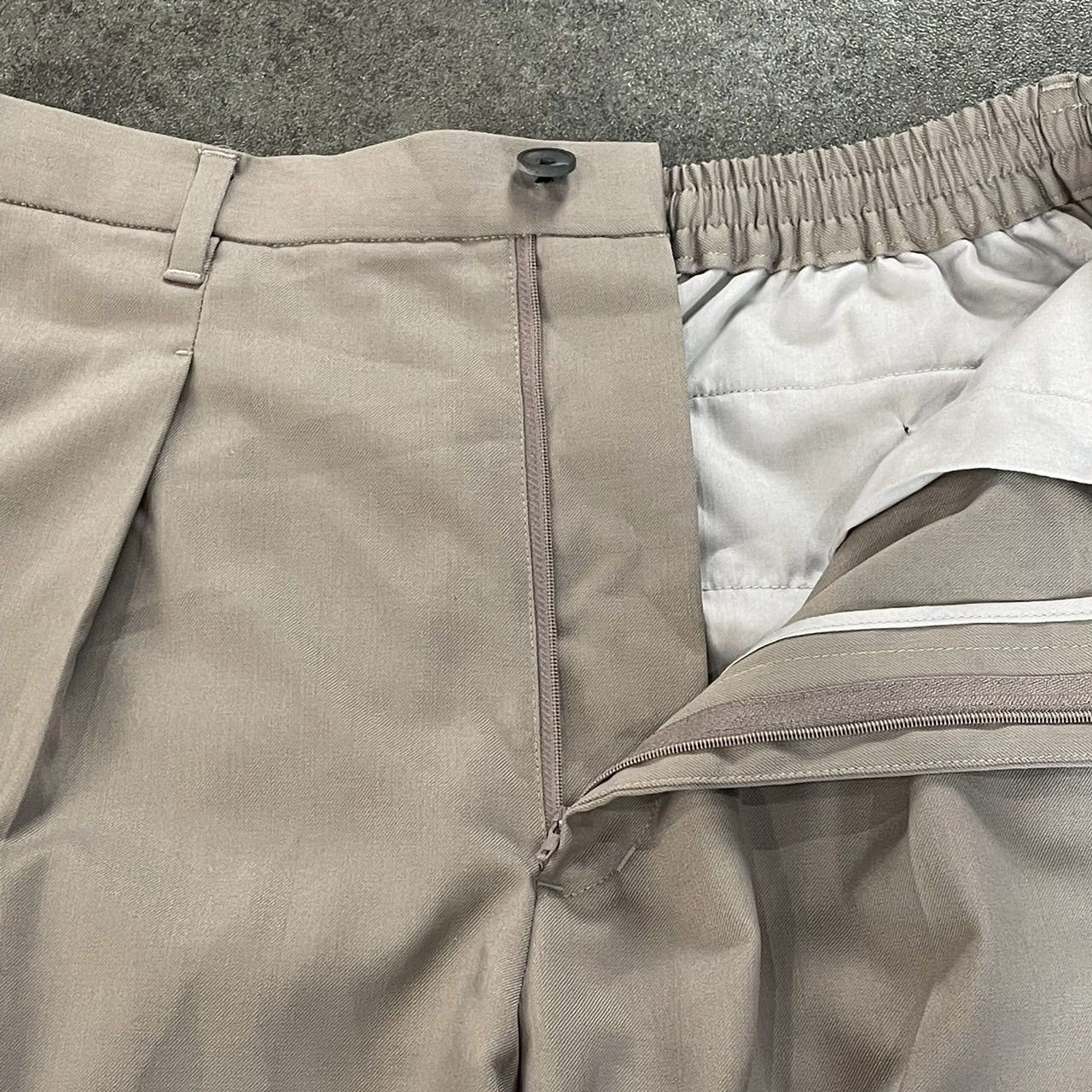 MAISON SPECIAL Wool Mix Smooth Prime One-Tuck Wide Pants メゾン 