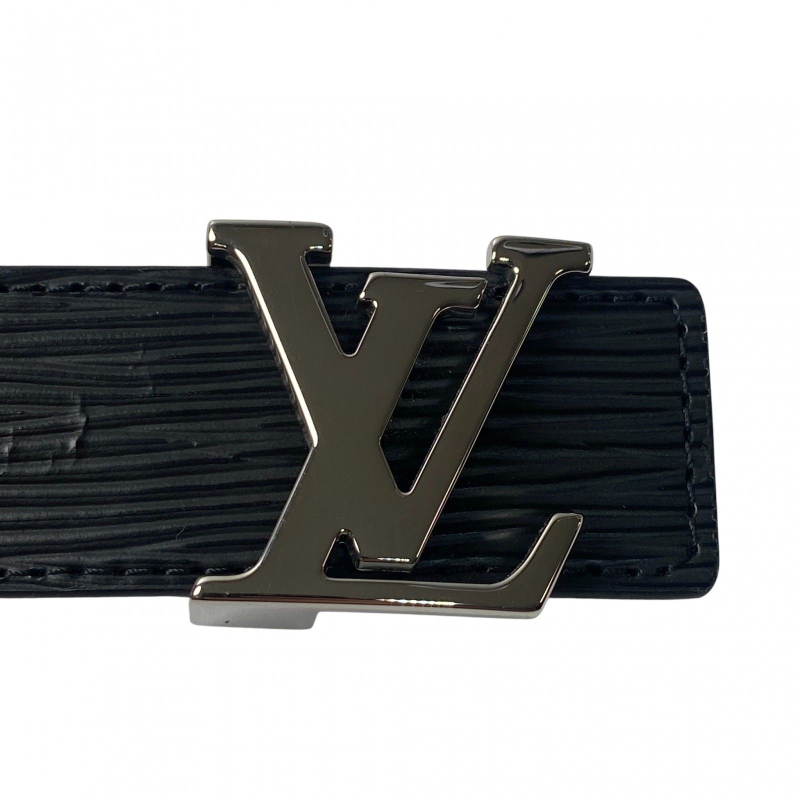 美品 ルイヴィトン LOUIS VUITTON メンズ エピ ベルト LVロゴ M0324