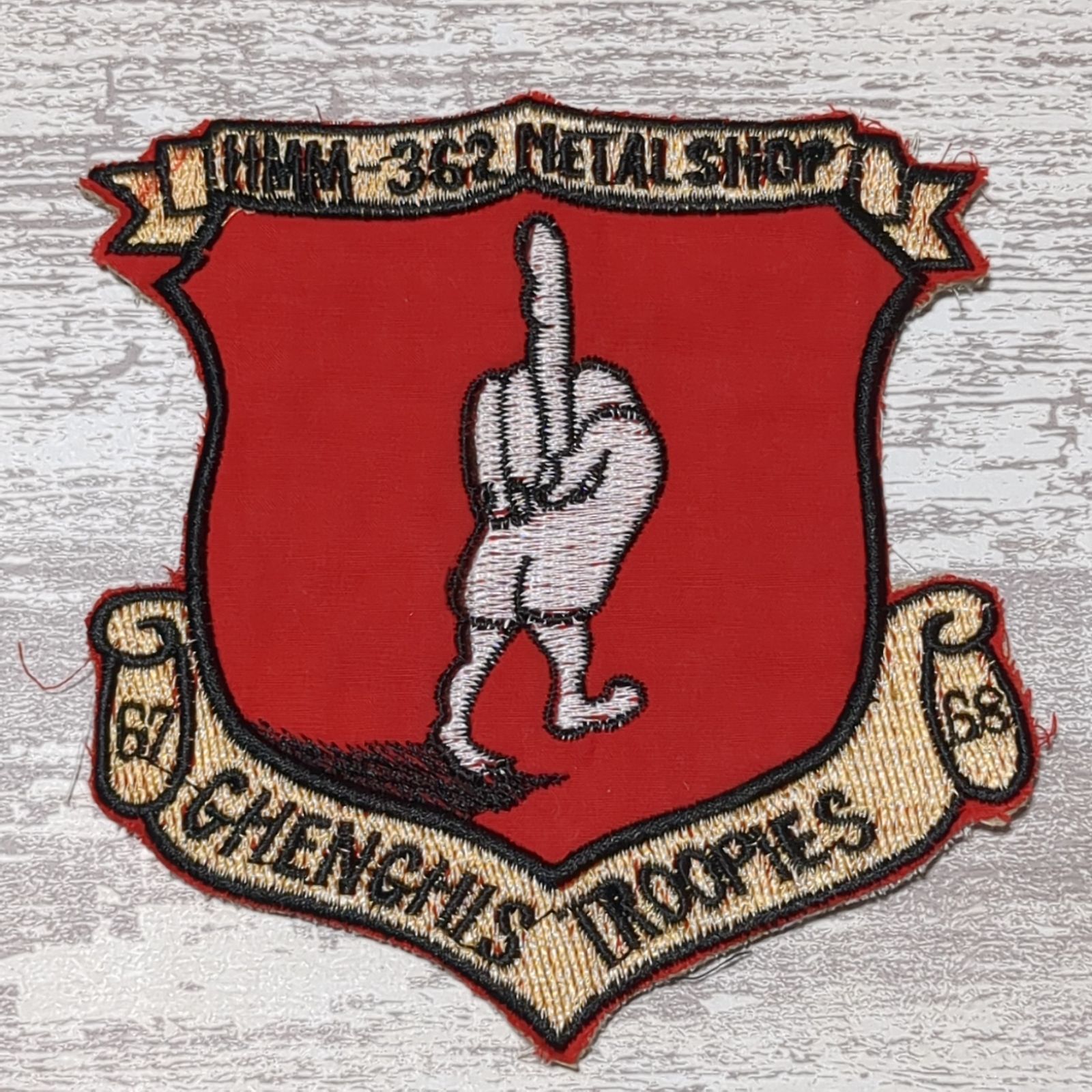 大サイズ】BIG CA22 キャラクター ベトナム 戦争 ワッペン 1枚 人気